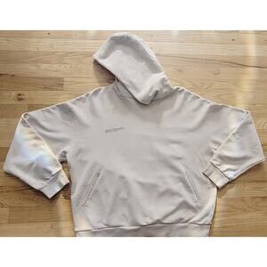 PANGAIA Unisex Organic Cotton 365 Hoodie Heather Beige Designer Medium